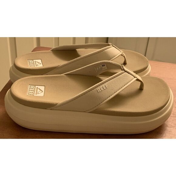 Reef Womens Cushion Bondi Platform Summer Beach Sandals Thongs Flip Flops Size 9 - Picture 5 of 10
